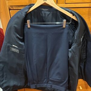 After Six Navy Jacket and Pants Set